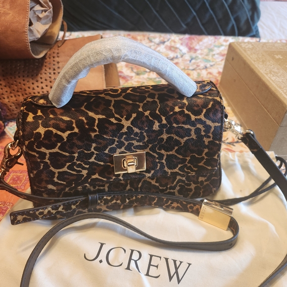 J. Crew Handbags - J. Crew Leopard Print Women's Bag